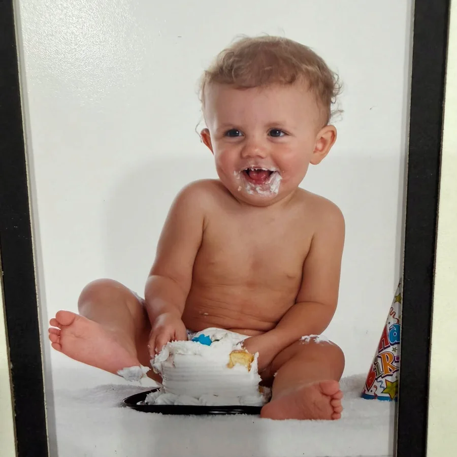 Nathaniel Bingham as a baby